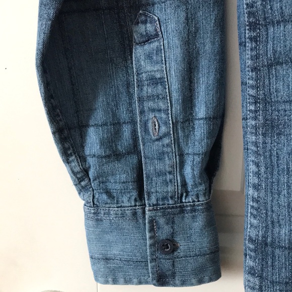 Denim long sleeve with removable hood - Picture 3 of 4